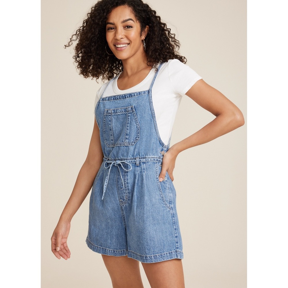 Maurices Denim Shortalls